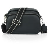 MAMUNU Crossbody Bags for Women Leather Shoulder Bags with Adjustable Wide Strap Lightweight Multi Pockets Over Shoulder Handbag for Women Girls Casual Shopping Travel Work